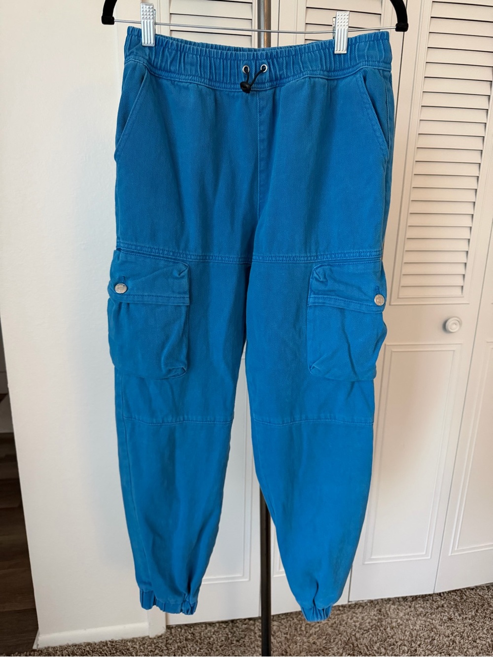Forever 21 Blue Cargo Pants